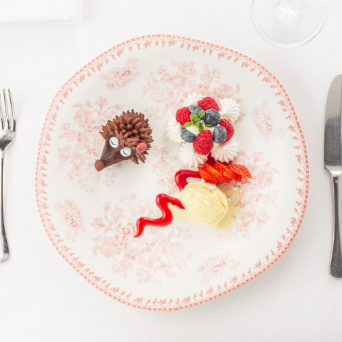 Пирожное картошка с меренгой и мороженым