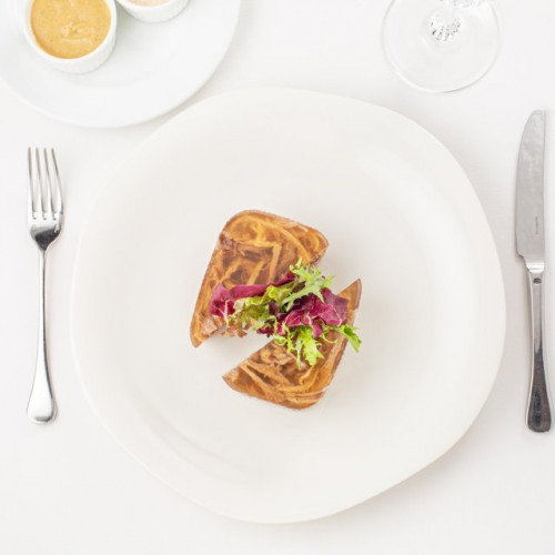 Студень из телятины с горчицей и хреном