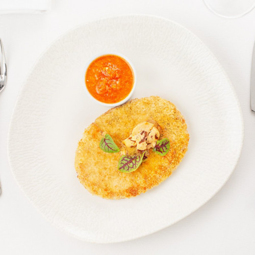 Рубленый шницель из свинины