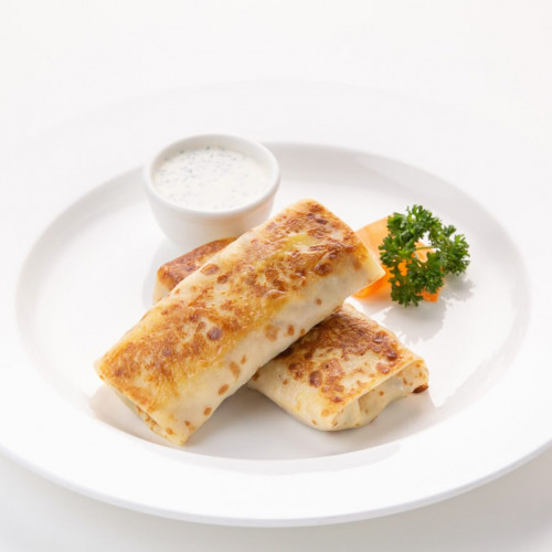 Блины с мясом и яйцом