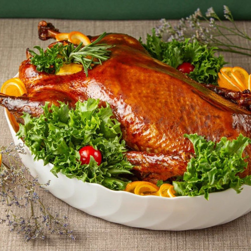 Утка  с яблоками