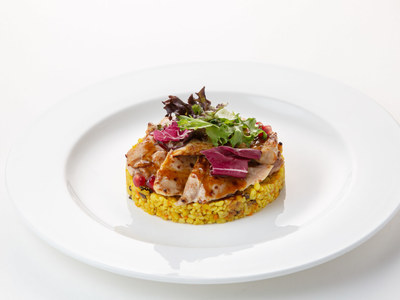 Grilled chicken fillet with bulgur wheat