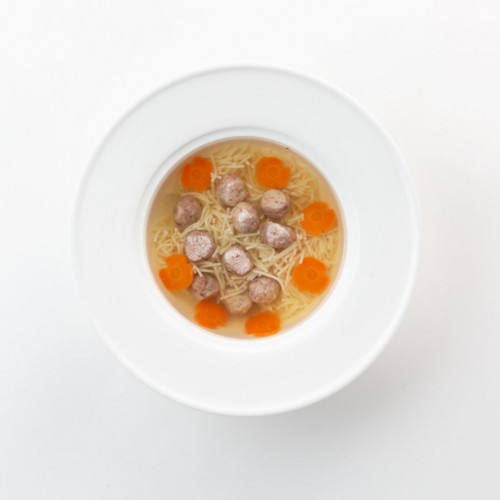 Супчик с фрикадельками и домашней лапшой