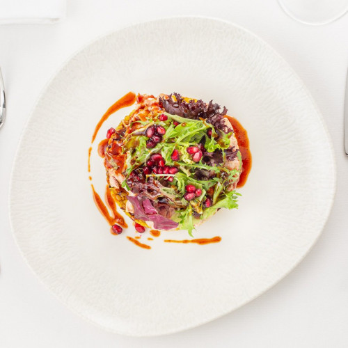 Филе цыпленка на мангале с булгуром